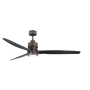 Sonnet - Ceiling Fan with Blades and Light Kit - 70 inches wide by 16.77 inches high