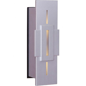 LED Outdoor Stacked Rectangle Touch Button - 1.62 inches wide by 5 inches high