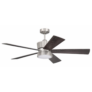 Theiry - 5 Blade Ceiling Fan with Light Kit-17.5 Inches Tall and 52 Inches Wide