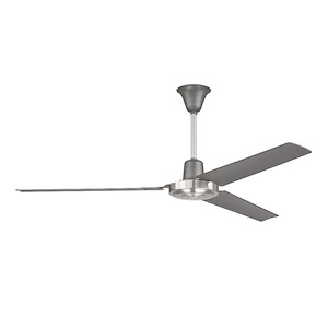 Utility - 3 Blade Ceiling Fan-18.07 Inches Tall and 56 Inches Wide