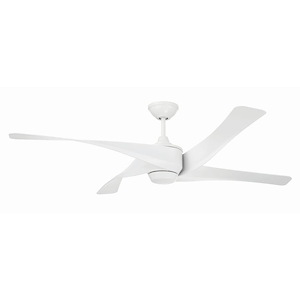 Venn - 4 Blade Ceiling Fan with Light Kit-14.72 Inch Tall and 58 Inch Wide - 1387621