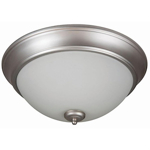 Pro Builder - Two Light Flushmount - 13 inches wide by 6 inches high - 603109