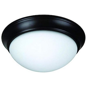 Pro Builder Premium - 2 Light Flush Mount-5.25 Inches Tall and 13 Inches Wide
