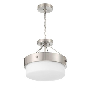 Oak Street - 2 Light Convertible Semi-Flush Mount-13 Inches Tall and 13 Inches Wide - 1338272