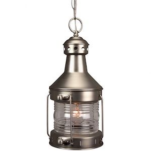 1 Light Large Pendant In Transitional Style-15.75 Inches Tall and 9 Inches Wide