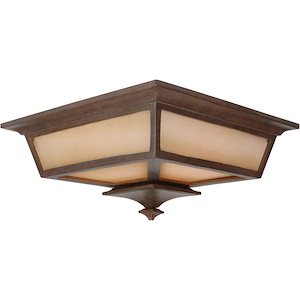 Argent - 2 Light Flush Mount In Transitional Style-6.5 Inches Tall and 14 Inches Wide