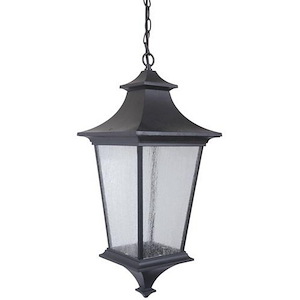 Argent II - 3 Light Large Outdoor Pendant In Transitional Style-24.06 Inches Tall and 10 Inches Wide