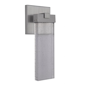 Aria - 12W 1 LED Small Outdoor Wall Lantern-15 Inches Wide - 900552