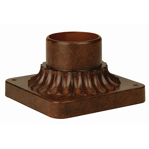 Accessory - Outdoor Pier Mount Base In Traditional Style-3.5 Inches Tall and 6 Inches Wide