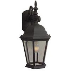 One Light Outdoor Medium Wall Bracket in Traditional Style - 5.88 inches wide by 18.25 inches high - 179358