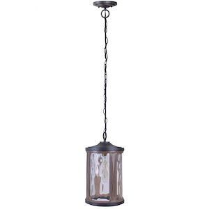 Madera - 1 Light Large Outdoor Pendant In Transitional Style-15.99 Inches Tall and 9.06 Inches Wide