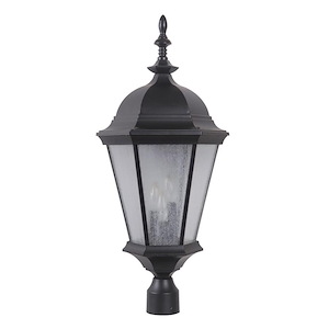 Chadwick - Three Light Large Outdoor Post Lantern in Traditional Style - 11.18 inches wide by 28.69 inches high