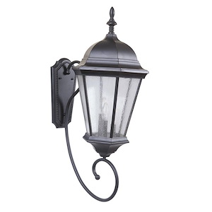 Newberg - Three Light Outdoor Large Wall Mount in Traditional Style - 11.13 inches wide by 31.75 inches high
