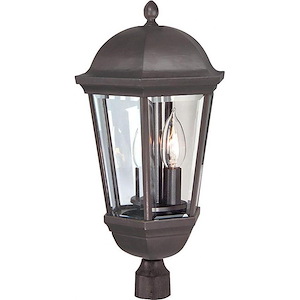 Britannia - Two Light Outdoor Post Lamp in Traditional Style - 10 inches wide by 19.75 inches high - 1216309