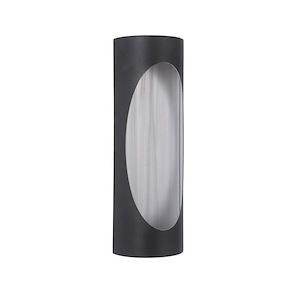 Ellipse - 14W 2 LED Medium Outdoor Pocket Wall Lantern in Modern Style - 4.75 inches wide by 14 inches high