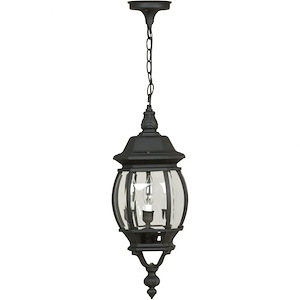 French Style - 3 Light Medium Outdoor Pendant In Traditional Style-21.5 Inches Tall and 11.5 Inches Wide