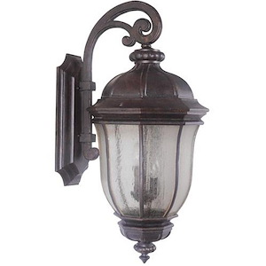 Harper - Three Light Outdoor Wall Lantern in Traditional Style - 14 inches wide by 31.63 inches high