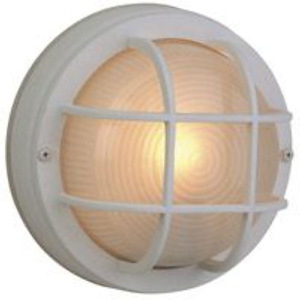 Economy - 1 Light Small Round Outdoor Flush Mount In Coastal Style-4.75 Inches Tall and 7.87 Inches Wide - 179465