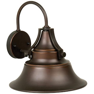 Union - One Light Outdoor Wall Lantern in Transitional Style - 15 inches wide by 16.25 inches high