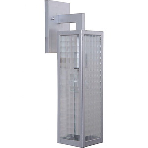 Large Outdoor Wall Lantern Metal Approved for Wet Locations in Transitional Style - 4.85 inches wide by 20.25 inches high