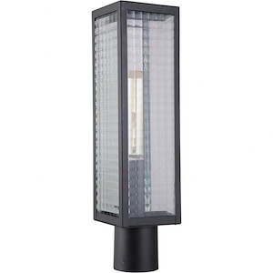 Deka - One Light Outdoor Large Post Lantern in Transitional Style - 4.85 inches wide by 18.94 inches high