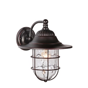 Fairmount - One Light Outdoor Large Wall Mount in Traditional Style - 11.5 inches wide by 13.63 inches high - 1216437