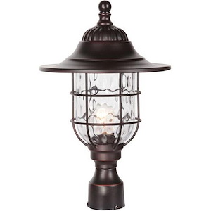 Fairmount - One Light Outdoor Large Post Mount in Traditional Style - 11.5 inches wide by 18.13 inches high - 1216360