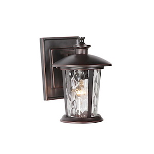 Summerhays - One Light Outdoor Small Wall Mount in Transitional Style - 8 inches wide by 11 inches high