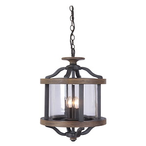 Ashwood - 2 Light Outdoor Pendant In Traditional Style-25.61 Inches Tall and 10.9 Inches Wide - 1216031