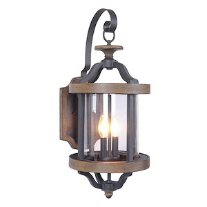 Ashwood - 2 Light Large Outdoor Wall Sconce In Traditional Style-25.61 Inches Tall and 10.9 Inches Wide - 1216266