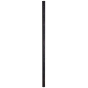 Accessory - Smooth Round Outdoor Direct Burial Post in Traditional Style - 3.19 inches wide by 84 inches high