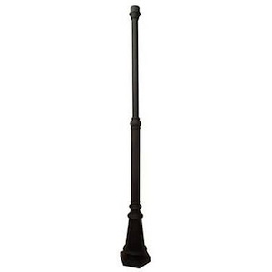 Outdoor Pad Mounted Post in Traditional Style - 10.5 inches wide by 80 inches high