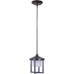 Alta - 8.5W 1 LED Medium Outdoor Pendant In Transitional Style-8.75 Inches Tall and 7.5 Inches Wide