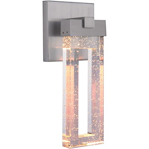 Cantrell - 12W 1 LED Outdoor Small Wall Lantern in Modern Style - 5.88 inches wide by 14.13 inches high - 1216053