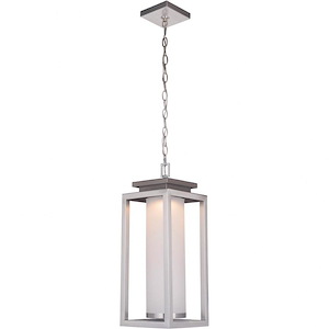Vailridge - 10W 1 LED Large Outdoor Pendant In Transitional/Industrial Style-21.5 Inches Tall and 9 Inches Wide