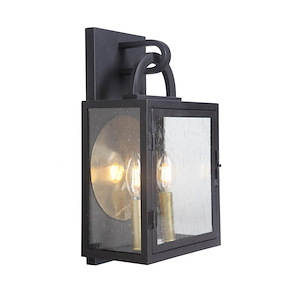 Wolford - Two Light Outdoor Pocket Lantern in Traditional Style - 10 inches wide by 15.75 inches high
