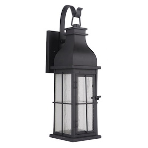 Vincent - 8W 1 LED Outdoor Medium Wall Lantern in Traditional Style - 7 inches wide by 24 inches high