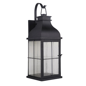 Vincent - 10W 1 LED Outdoor Large Wall Lantern in Traditional Style - 9 inches wide by 25 inches high
