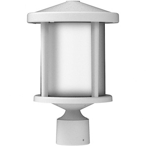 Composite Lanterns - One Light Outdoor Post Lantern in Transitional Style - 9 inches wide by 14 inches high