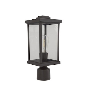 Resilience - 1 Light Outdoor Post Mount In Traditional Style-15 Inches Tall and 6.25 Inches Wide - 1324964