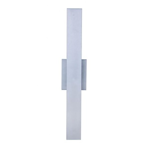 Outdoor Wall Lantern Contemporary Acrylic Approved for Wet Locations in Contemporary Style - 4.75 inches wide by 24 inches high
