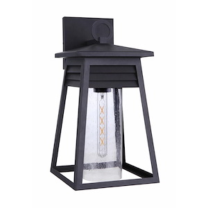 Outdoor Wall Lantern Transitional Glass Approved for Wet Locations in Transitional Style - 10 inches wide by 19.13 inches high