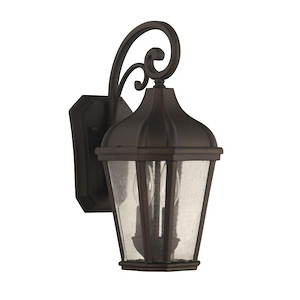 Briarwick - 2 Light Medium Outdoor Wall Lantern in Traditional Style - 6.75 inches wide by 15 inches high