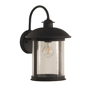 O&#39;Fallon - 1 Light Medium Outdoor Wall Lantern in Transitional Style - 9.88 inches wide by 15.25 inches high