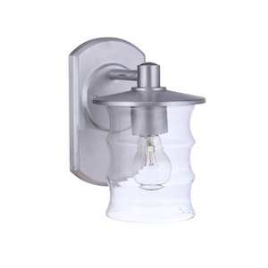 Canon - 1 Light Outdoor Wall Lantern-10 Inch Tall and 7.5 Inch Wide - 1371514