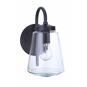 Laclede - 1 Light Smal Outdoor Wall Lantern-12 Inches Tall and 6.25 Inches Wide