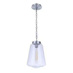 Laclede - 1 Light Outdoor Pendant-15 Inch Tall and 9.3 Inch Wide - 1371518