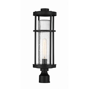 Encompass - 1 Light Outdoor Post Mount-22.38 Inches Tall and 7 Inches Wide