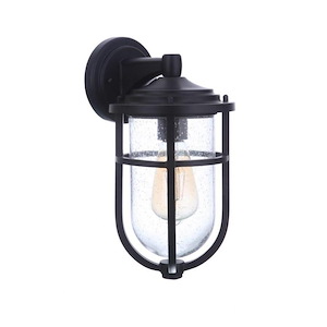 Voyage - 1 Light Outdoor Wall Lantern In Transitional Style-13 Inches Tall and 6.5 Inche Wide