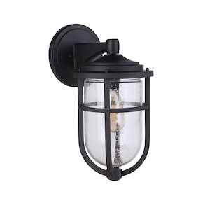 Voyage - 1 Light Outdoor Wall Lantern In Transitional Style-16 Inches Tall and 8 Inche Wide